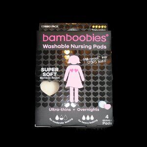 Bamboobies reusable nursing pads- new in box